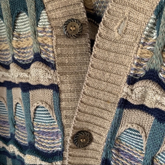 VTG Essay Linda Larson COOGI Style Button Cardigan - Picture 3 of 7